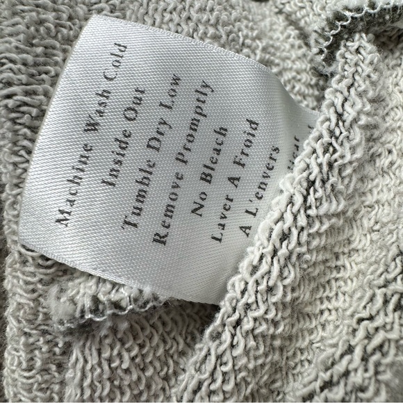 Frank & Eileen Isabelle Party Sweatshirt Dress Fleece Moss Green Melange Medium - Picture 8 of 13